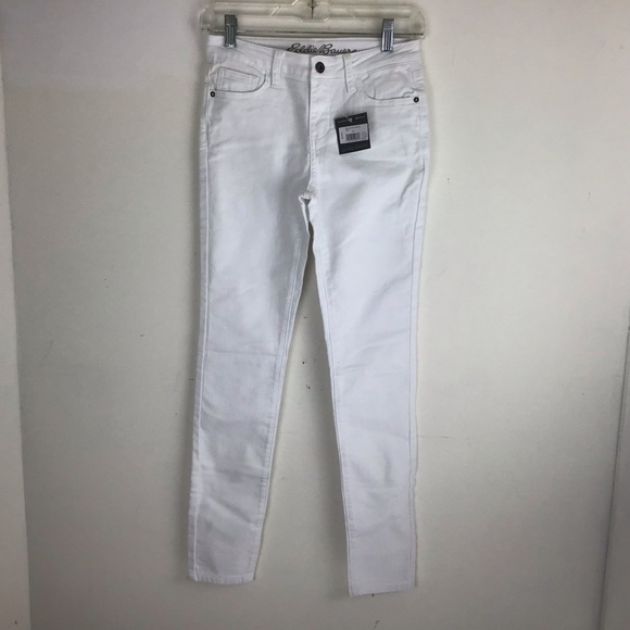 Eddie Bauer NWT girls size 16 flex knit white jeans. Skinny fit. - Picture 1 of 7